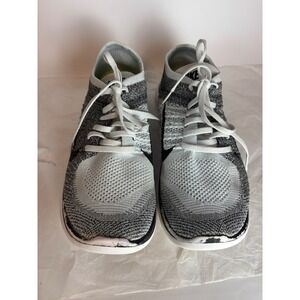 Nike Free 4.0 Flyknit Running Shoes Gray Black Sneakers US 11.5 Mens